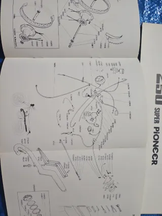 Lote Ossa 250 Super Pioneer Manuales