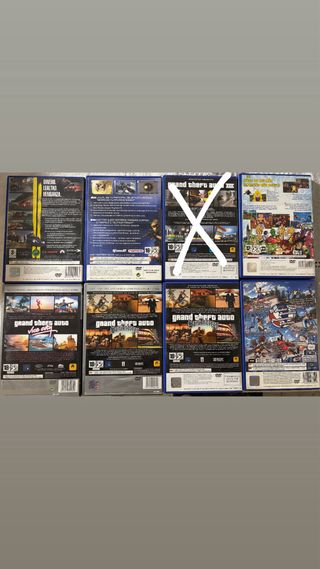 Pack 7 juegos PlayStation 2