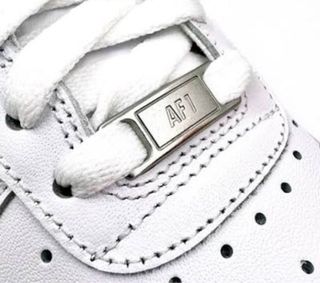 Placa AF1 Nike Plata