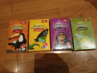 Juegos cartas Desafíos de la naturaleza. Bioviva