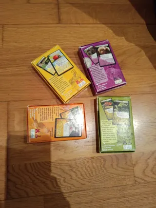 Juegos cartas Desafíos de la naturaleza. Bioviva