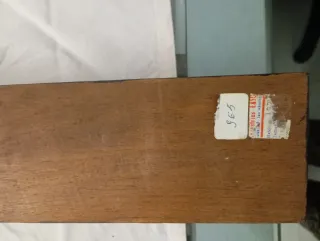 Crucifijo de madera y metal