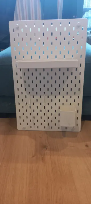 Tablero perforado blanco skadis ikea