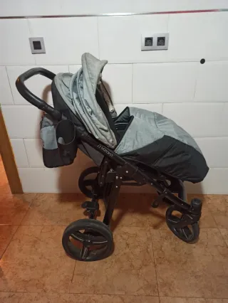 Carrito de bebé Vizaro con capazo y sillita