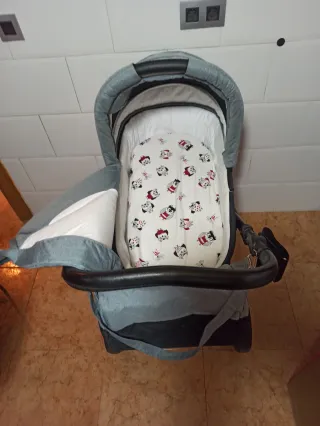 Carrito de bebé Vizaro con capazo y sillita