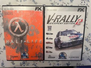 Juegos PC Half-Life y V-Rally 2