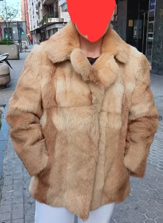 Abrigo de pelo natural