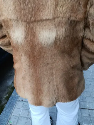 Abrigo de pelo natural