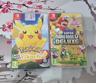 Pokémon Let's Go Pikachu e Mario Bros. Deluxe