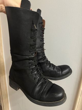 Botas cuero avant garde estilo rick owens