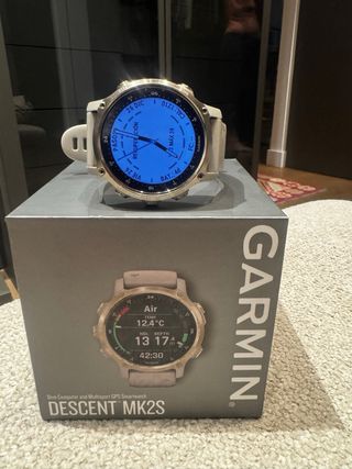 Smartwatch Garmin Descent MK2s Zafiro Beige/Oro