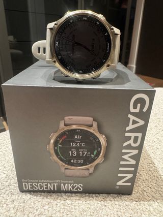 Smartwatch Garmin Descent MK2s Zafiro Beige/Oro