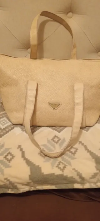 Borsa Prada Beige Pelle Donna