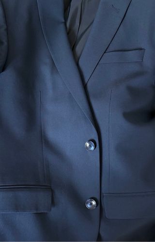 Traje Completo Mango Super Slim Fit - Azul Marino