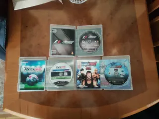 Set 3 Juegos PS3: PES 2010, F1, SmackDown