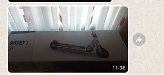 Patinete infantil rosa MID 1