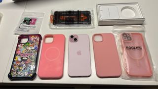 iPhone 15 Plus Rosa + 88% bateria + Accesorios