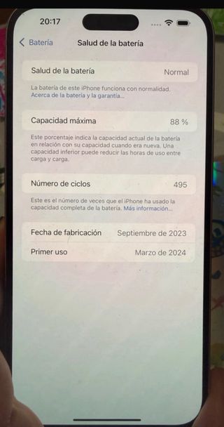 iPhone 15 Plus Rosa + 88% bateria + Accesorios