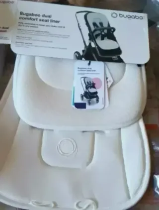 Conjunto Fresch White bugaboo capota,saco cam/fox