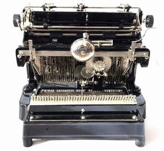 Máquina de escribir antigua Sholes Visible
