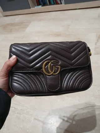 Bandolera Piel Marrón