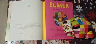 Libro Elmer de David McKee + CD + Muñeco