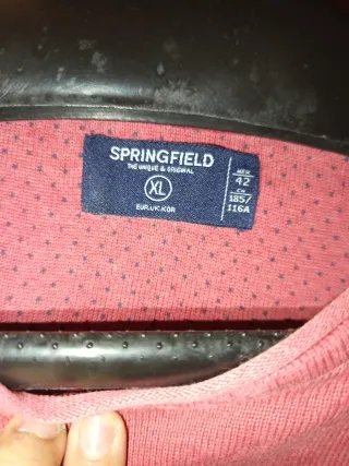 Camiseta Springfield Manga Larga Talla XL