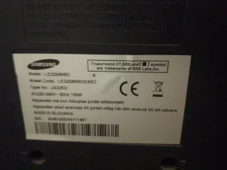 Televisión Samsung Negra