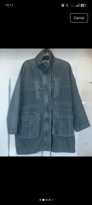 Parka mujer Zara gris