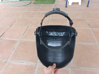 Careta de soldador negra steel pro safety nueva