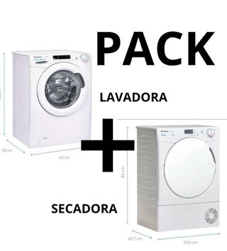 PACK LAVADORA Y SECADORA