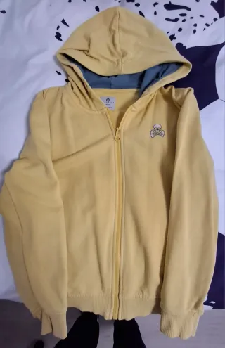 Sudadera Scalpers Amarilla con Capucha talla 10