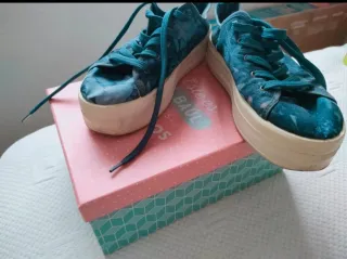 Zapatos plataforma florales