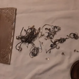 Lote de Joyería de Plata para fundir