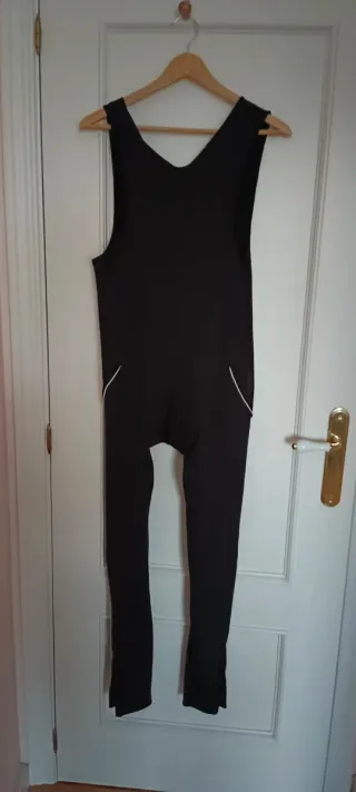 Maillot Peto Ciclismo Largo Negro talla L