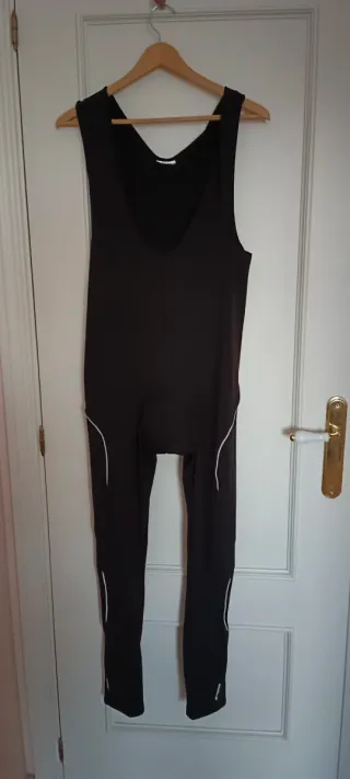 Maillot Peto Ciclismo Largo Negro talla L