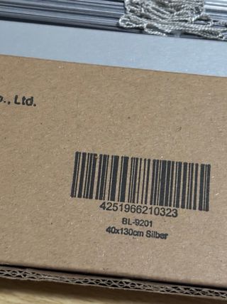 Set di 2 Persiane in Alluminio Argento