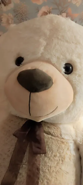 Oso de peluche gigante blanco