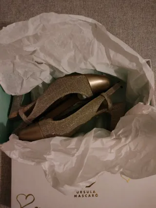 Zapatos fiesta/boda Ursula Mascaró Talla 37.5