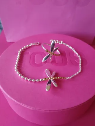 Pulsera Tous Libélula Plata y Oro