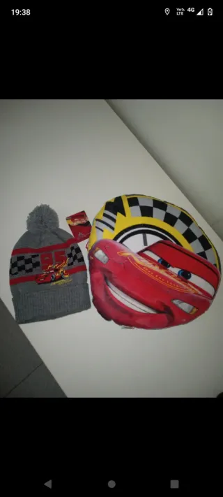 Lotto Cars cappello e cuscino
