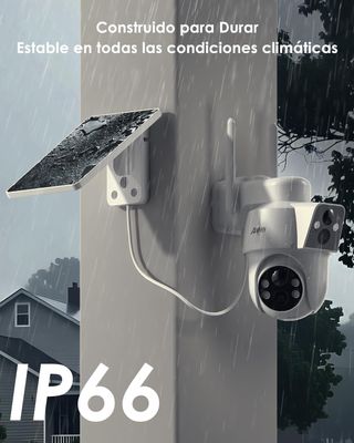 Camara de seguridad Solar 2 en 1
