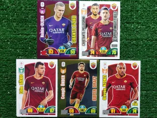 5 carte Adrenalyn XL Panini Roma 2018/19