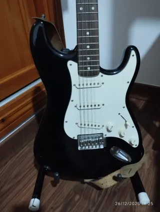 Guitarra eléctrica y amplificador marshall