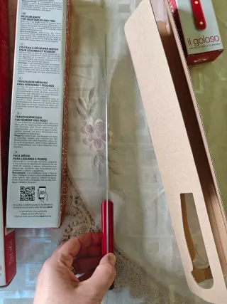 Set di 3 coltelli con manici in legno Berti.