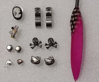 Conjunto 8 Pares Brincos Variados