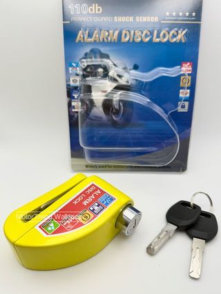 Candado con alarma moto disco de freno 110dB