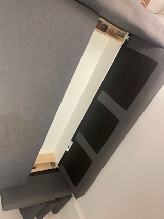 Sofá Cama de ikea  Gris Tela modelo FRIHETEN