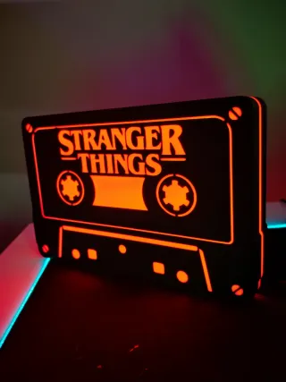 Cartel Stranger Things cinta cassette