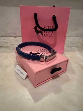 Pulsera Viceroy Piel y Acero Hombre 24cm